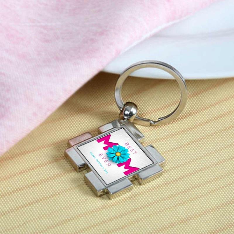 Best Mom Metal Keychain for Mom