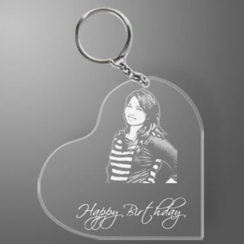 Photo Personalised Acrylic Keyring  8 reviews